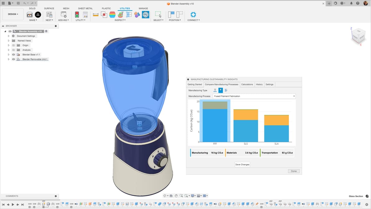 Featured image of Autodesk’s Free Fusion Add-On Calculates the Sustainability of Your Design as You Design It