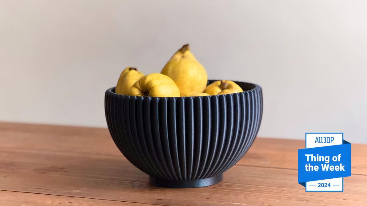 Featured image of Add a Touch of Modern Simplicity with This 3D Printed Bowl