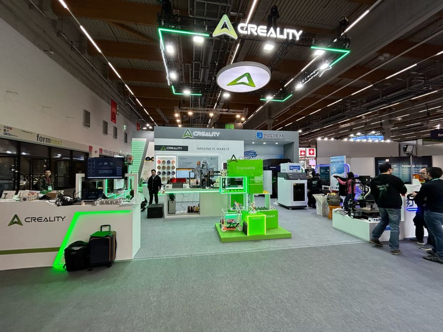 Featured image of Creality Shines at Formnext 2024, Showcasing K2 Plus, New DIY Model and Accessories (Ad)
