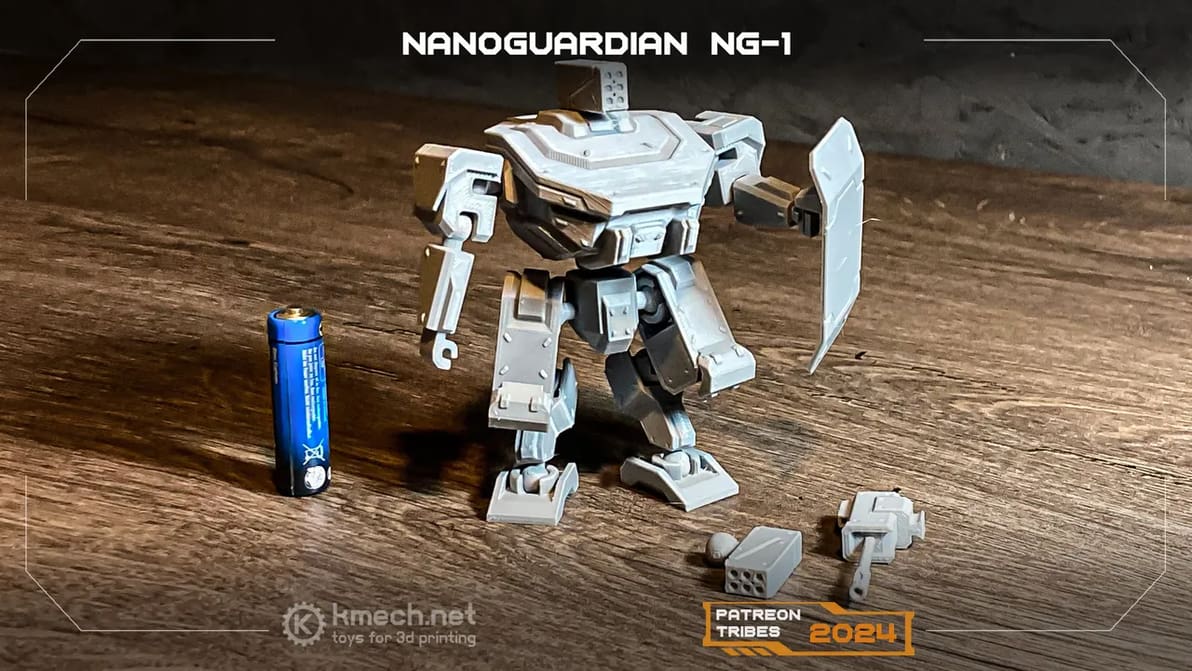 Featured image of All3DP Unwrapped 2024: Mini Modular Mech
