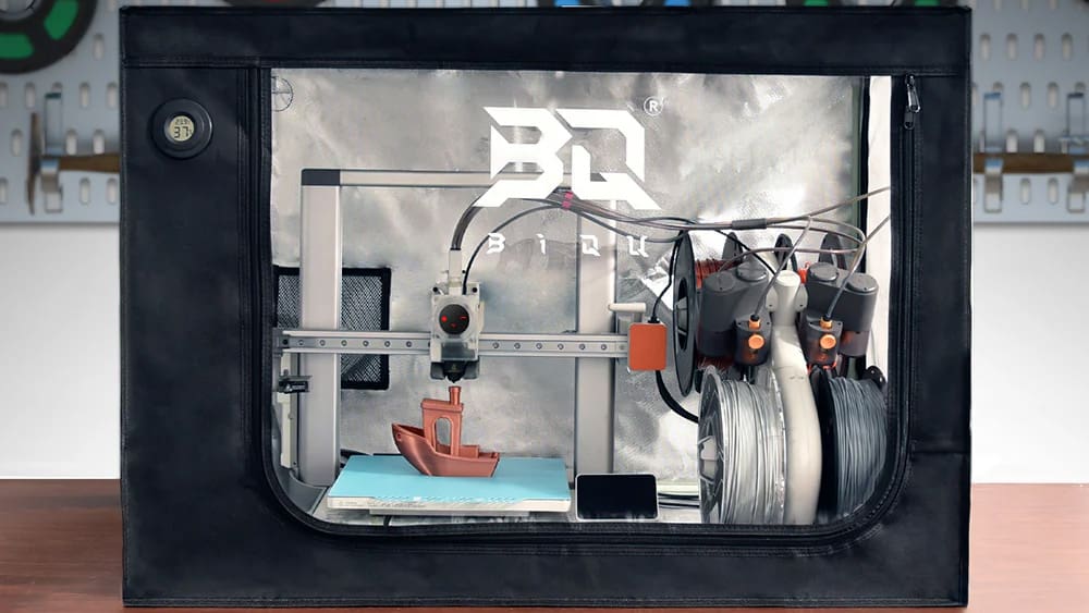 Featured image of Biqu’s Panda Shelter is a Soft Enclosure for Bambu Lab A1 Series Printers
