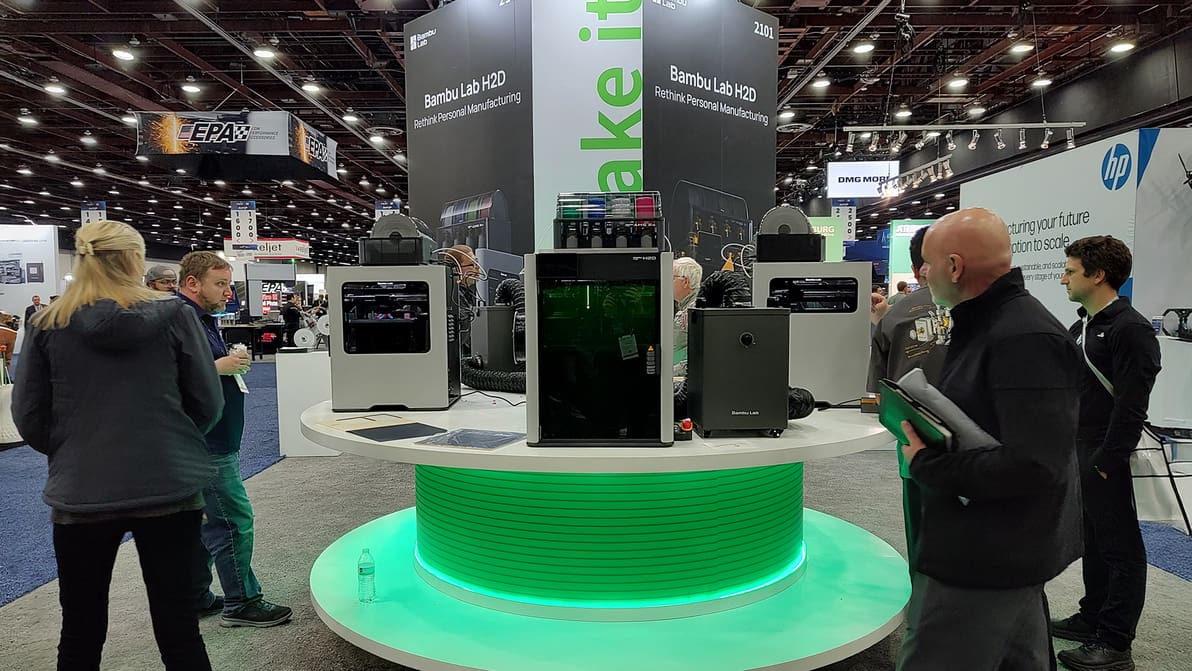 Featured image of Bambu Lab Shows the H2D at Rapid + TCT