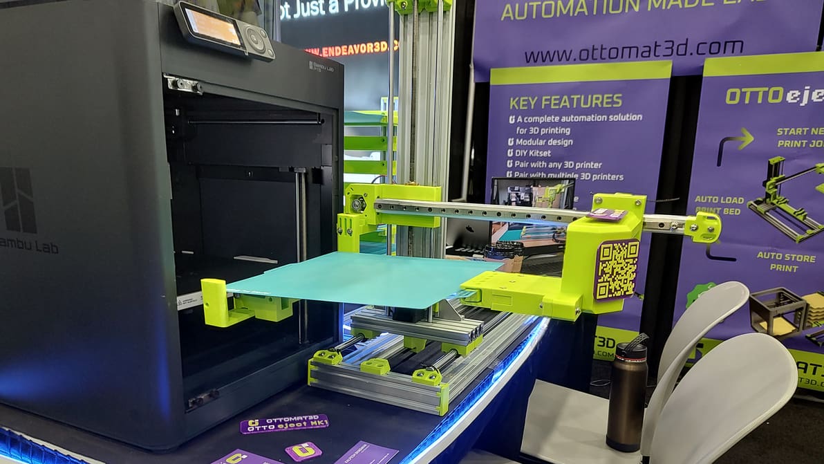 Featured image of Ottomat3D Debuts its Automatic Print Bed Management System at Rapid + TCT