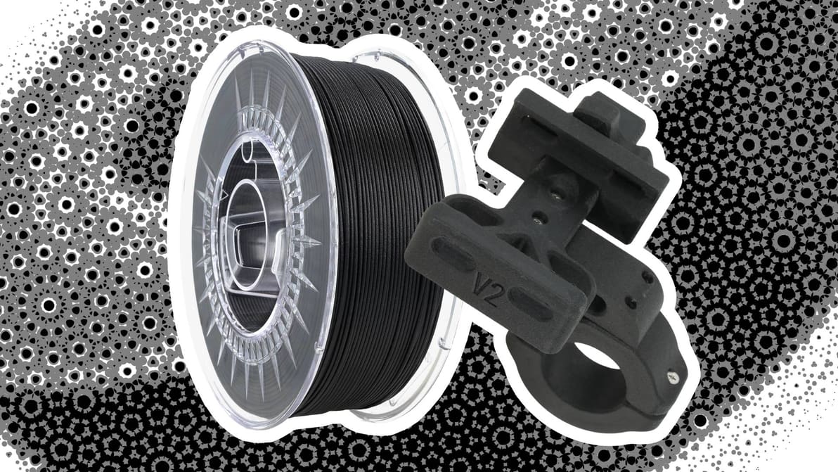 Imagen principal de TPU con fibra de vidrio 75D: el filamento de Rosa3D para el vano motor y temperaturas extremas