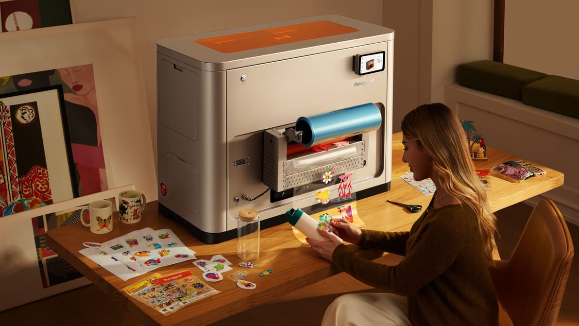 Featured image of Procolored’s X One Folds a UV Printer, a Laser Cutter, and a Sticker Maker Into One Box
