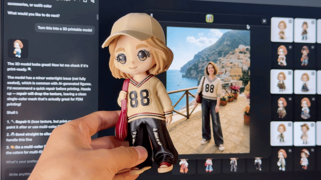 Featured image of From Sketch to STL: How Meshy 3D Agent Turns a Conversation Into a Printable Model