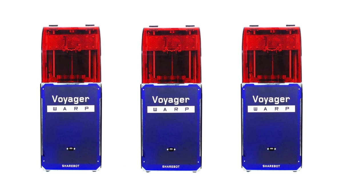 Featured image of Sharebot Voyager WARP Promises Super Speedy DLP
