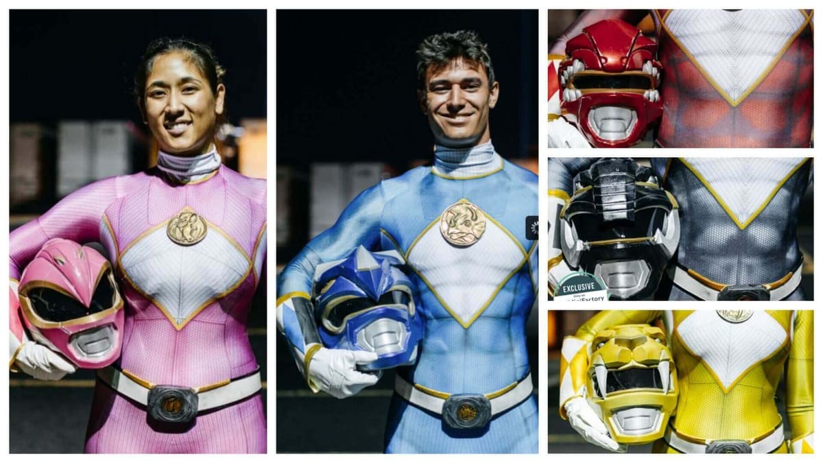 Featured image of 3D Print all Five Power Ranger Helmets for Free