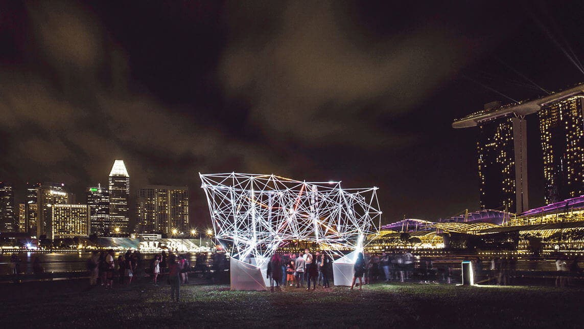 Featured image of This Hypnotic Art Installation is Made Possible with 3D Printing