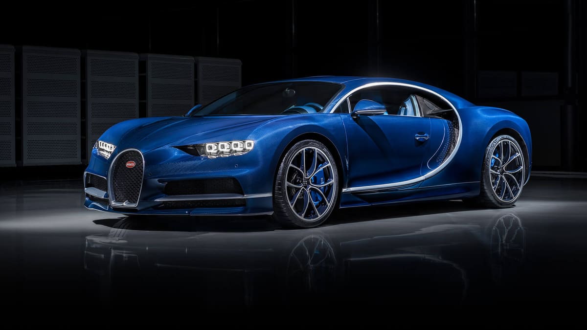 Featured image of Bugatti Chiron Testing a 3D Printed Titanium Brake Caliper