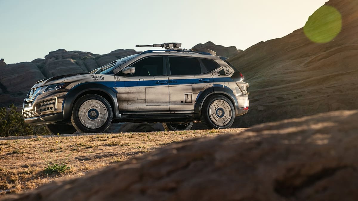Featured image of This Millennium Falcon-Themed Nissan is Partially 3D Printed