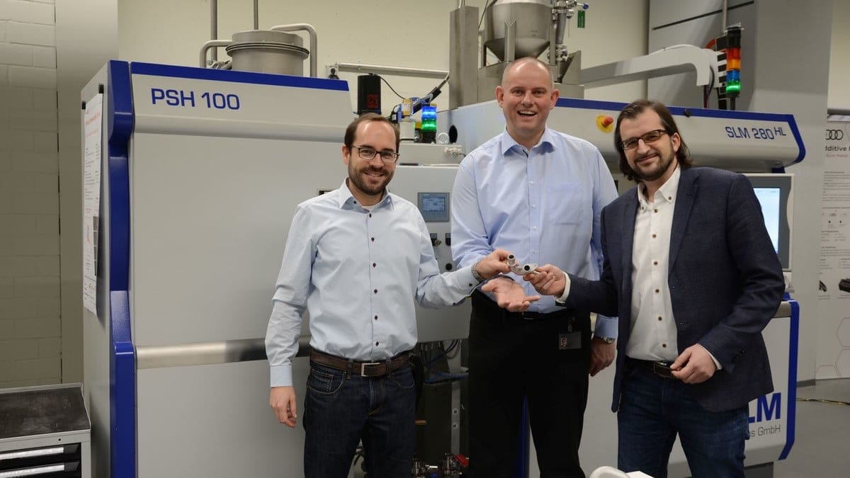 Featured image of Audi Partners with EOS and SLM Solutions to Implement 3D Printing