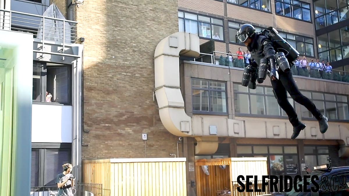 Featured image of 3D Printed Jet Suit Now on Sale at British Retailer Selfridges