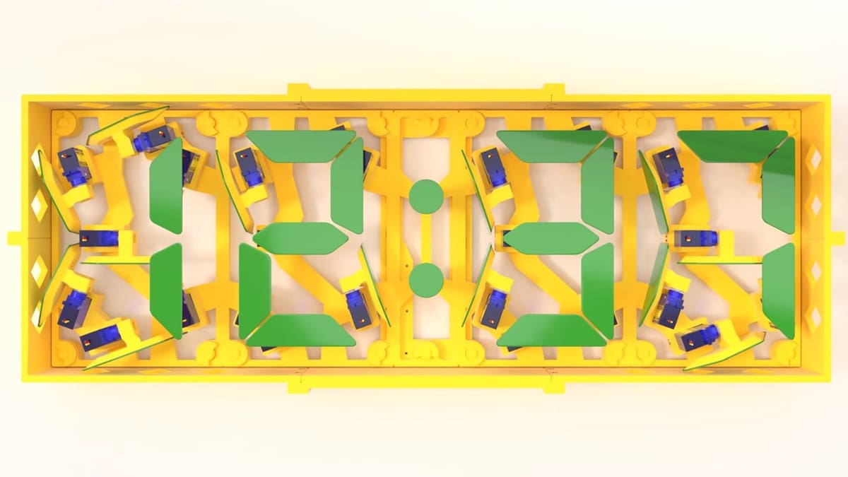 Featured image of [Project] It’s Time to 3D Print a Digital Clock