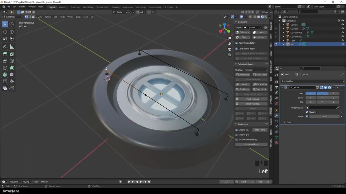 Featured image of Blender Hard-Surface Modeling: 8 Best Tutorials & Guides