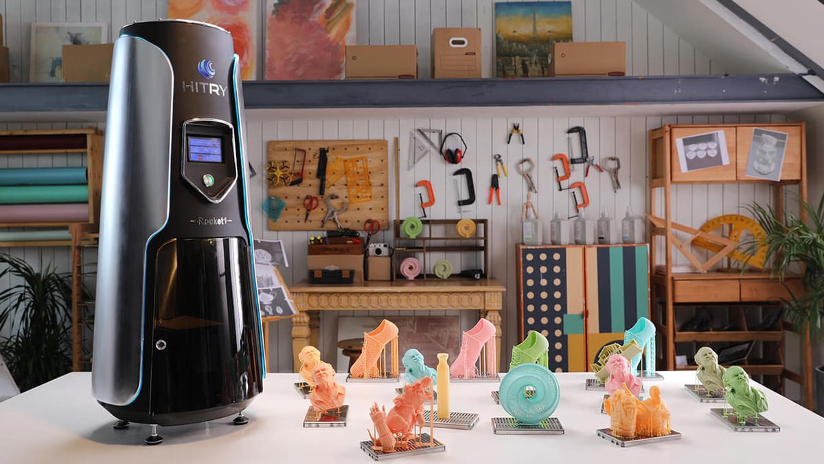 Featured image of HITRY Rocket 1: A New Resin 3D Printer with Print Speeds up to 380mm/H (Ad)