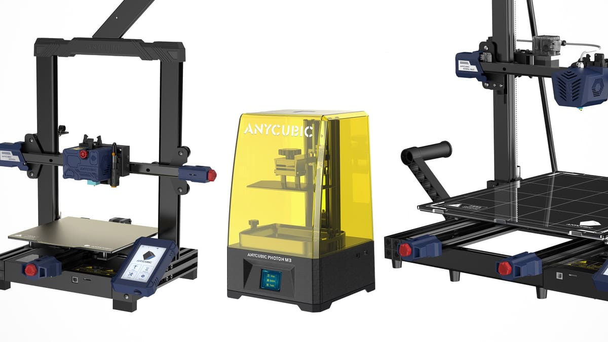 Featured image of Anycubic Drops Five (Five!) New 3D Printers