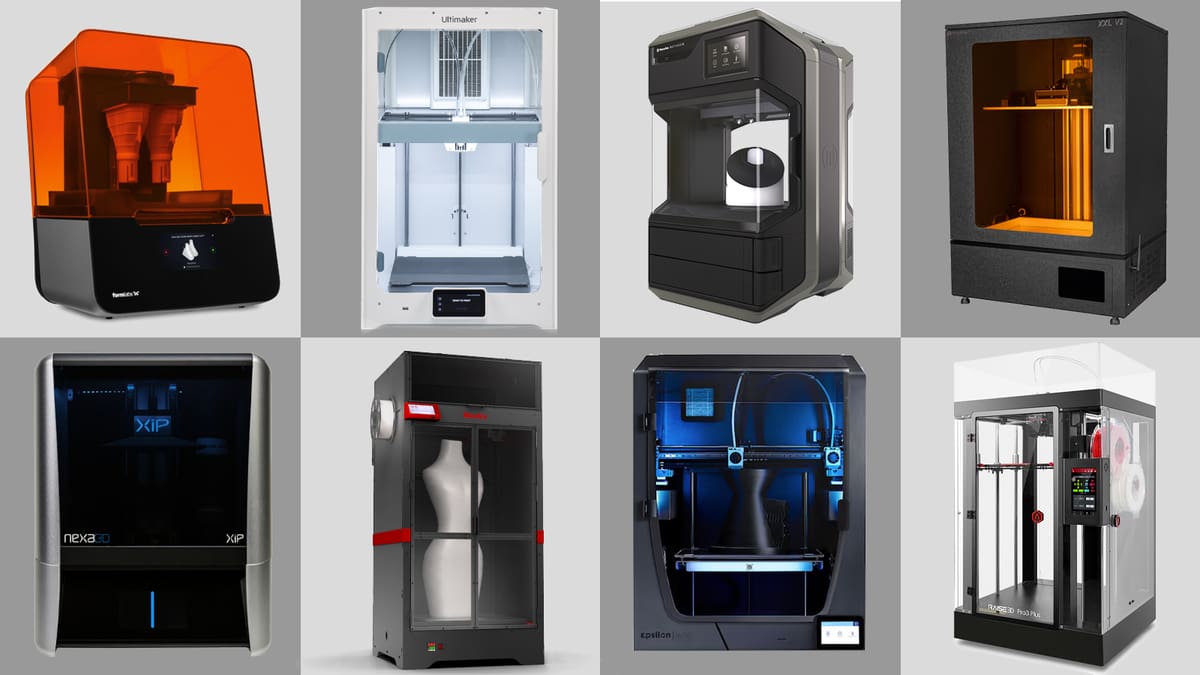 Image de l'en-tête de Les meilleures imprimantes 3D professionnelles (FDM et résine)