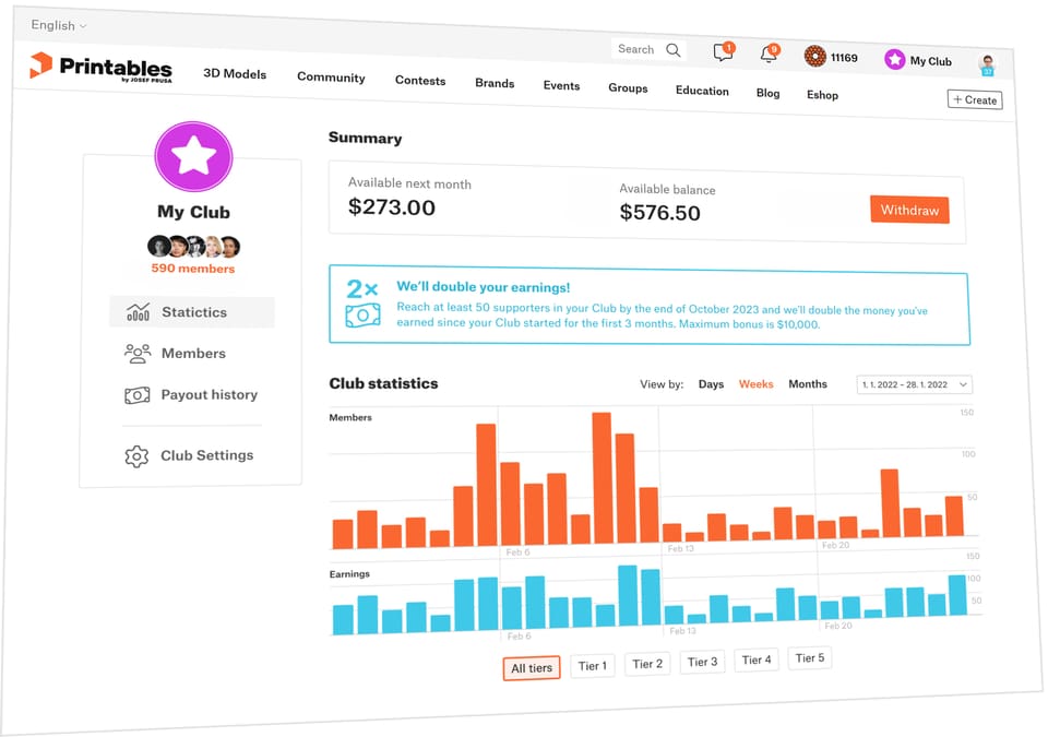 Featured image of Prusa Research Launches ‘Printables Clubs’ Subscription Service