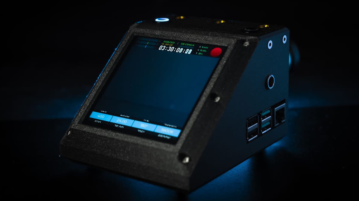 Featured image of CinePI is an Open-Source Cinema Camera Built with Raspberry Pi