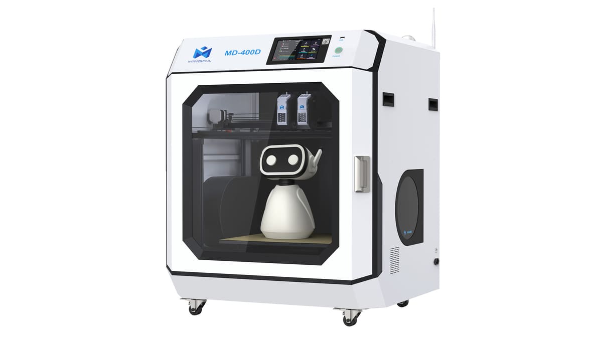 Featured image of With IDEX and High-Speed Printing, MD-400D 3D Printer Aims to Top the 3D Printing Market (Ad)