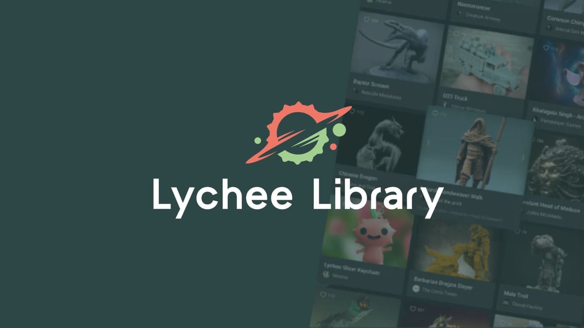Featured image of Lychee’s 3D Model Repository, ‘Lychee Library’, Is Here
