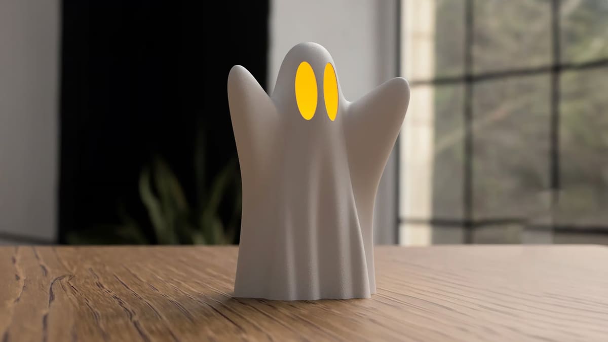 Featured image of Light Up Halloween with This 3D Printable Ghost