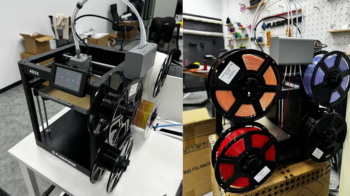 Featured image of Flashforge To Launch AD5X ‘All-in-One’ 3D Printer With Built-In Filament Changer