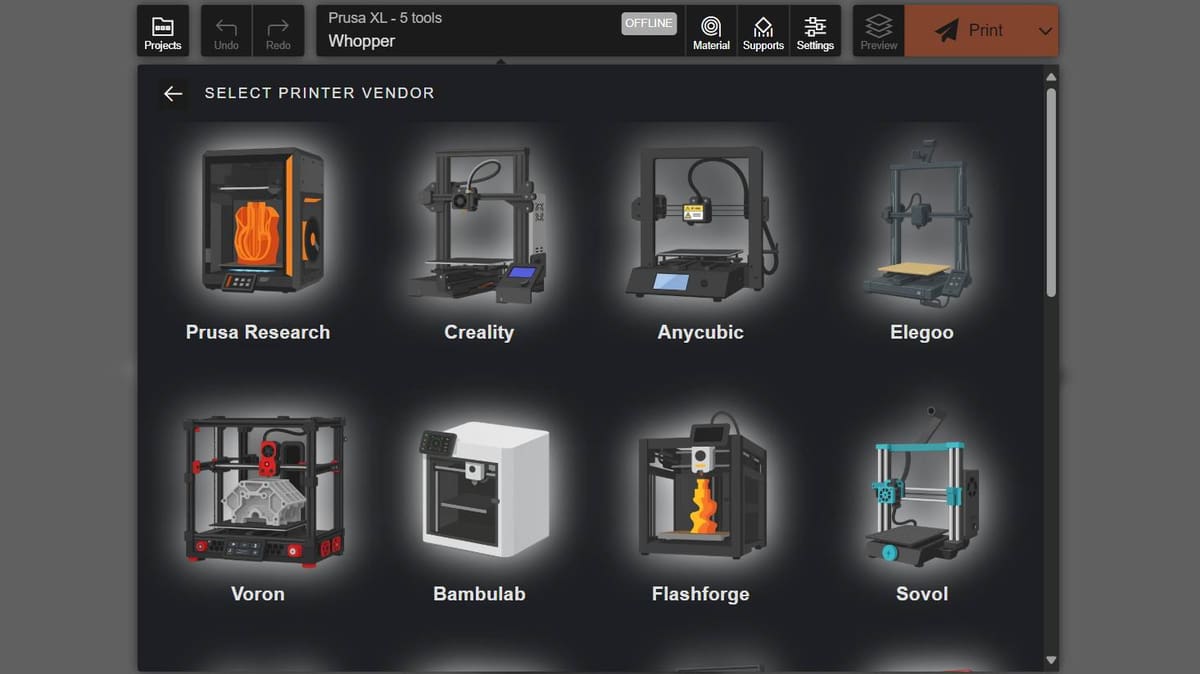 Featured image of Prusa’s EasyPrint App Can Now Send Jobs to Non-Prusa Printers, Except for Bambu Lab