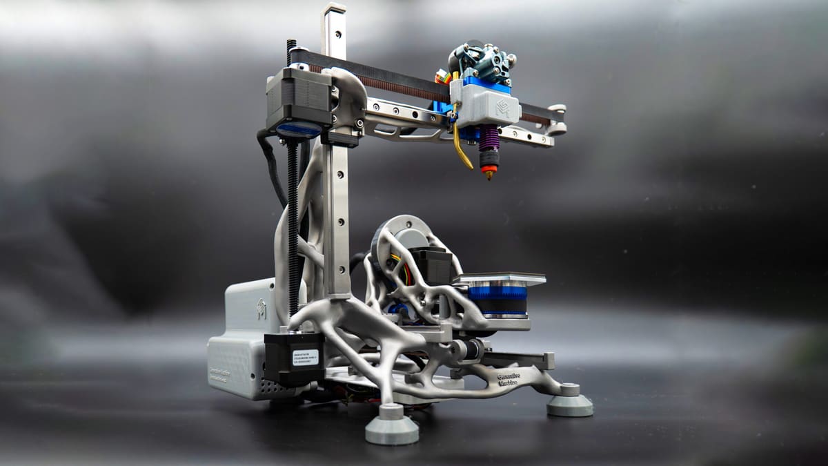 Featured image of New 5-Axis, Generatively Designed 3D Printer Fits on Your Desk