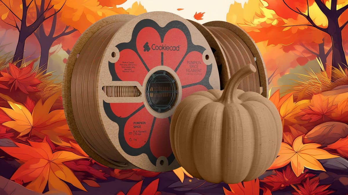 Imagen principal de El PLA de calabaza y especias de Cookiecad se agotó en un tiempo récord: ¿qué nuevos filamentos aromáticos están por llegar?