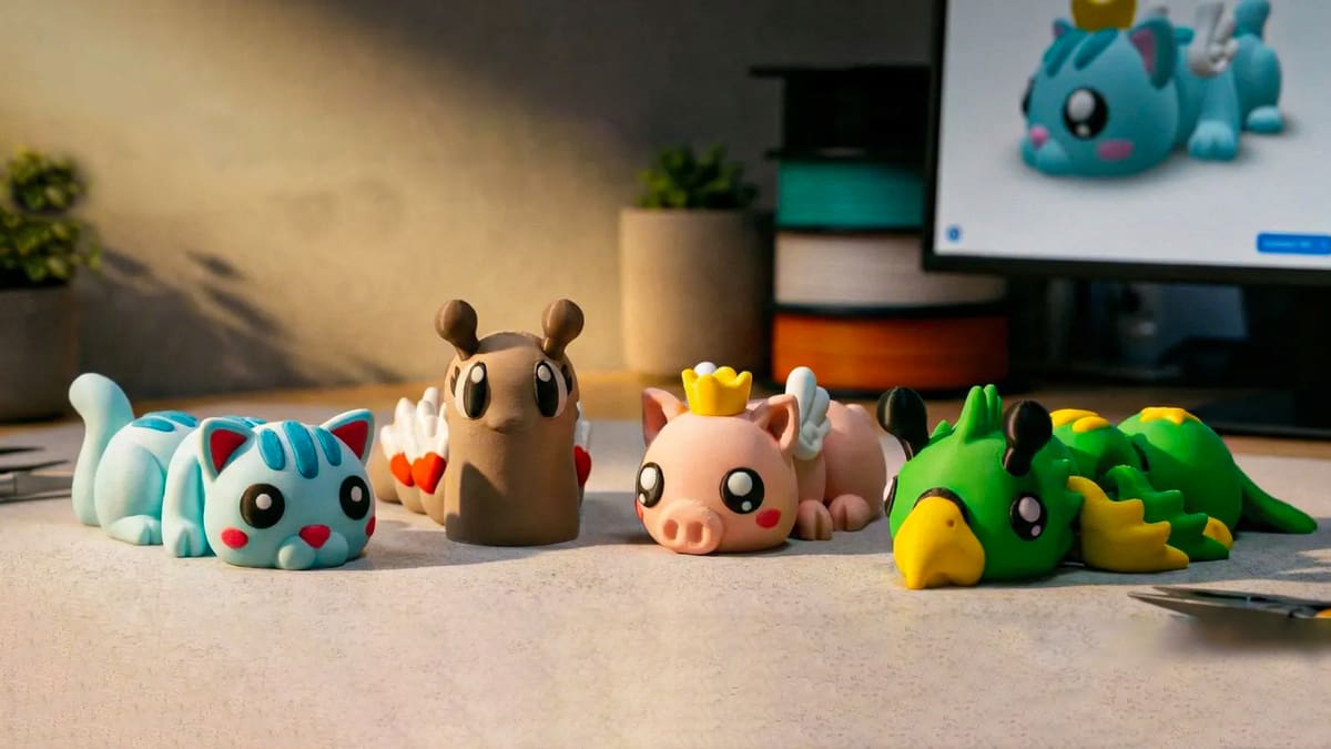 Featured image of Bambu Lab MakerWorld Project Lets You Design Custom Flexi Pets With Zero CAD Skills