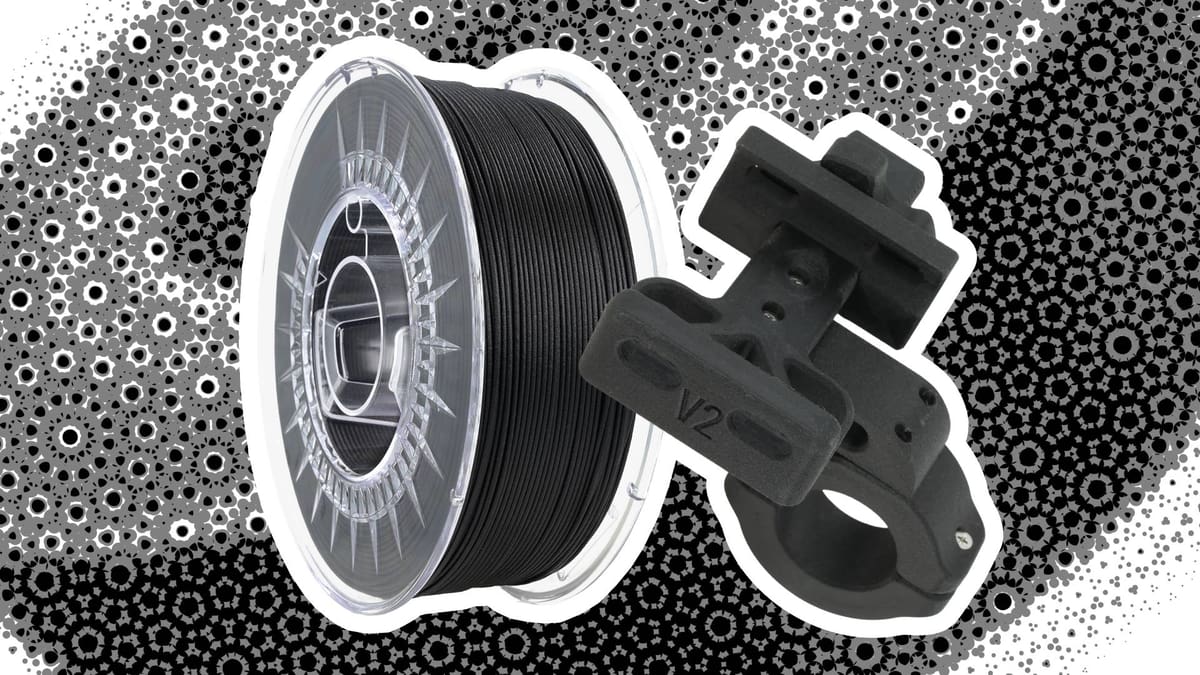 Imagen principal de TPU con fibra de vidrio 75D: el filamento de Rosa3D para el vano motor y temperaturas extremas
