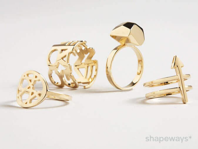 Imagen de Impresión 3D: materiales: Metales preciosos (oro, plata, platino)