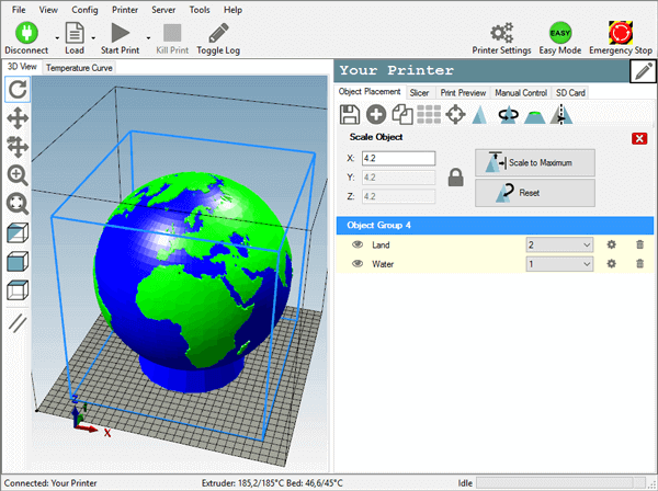 Foto de Slicer 3D / Fatiador 3D para impressora 3D: Repetier