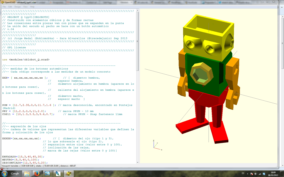 Imagen de Software CAD gratuito: OpenSCAD
