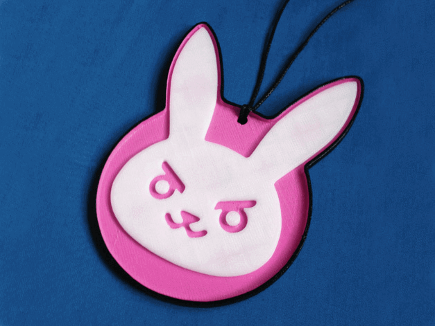 Image of Overwatch 3D Models to 3D Print: D.Va's Bunny Badge