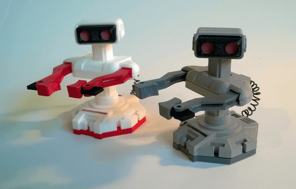 Photo de Boîtier RetroPie - Bonus n°1: Mini Nintendo R.O.B. (réplique imprimée en 3D)