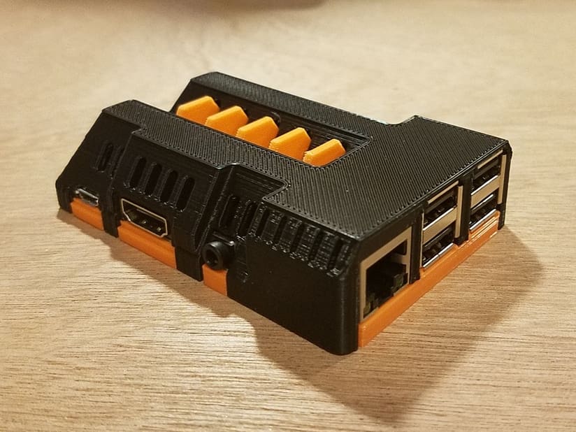 Imagen de Carcasa Raspberry Pi 3 personalizada para imprimir en 3D: TurboPi
