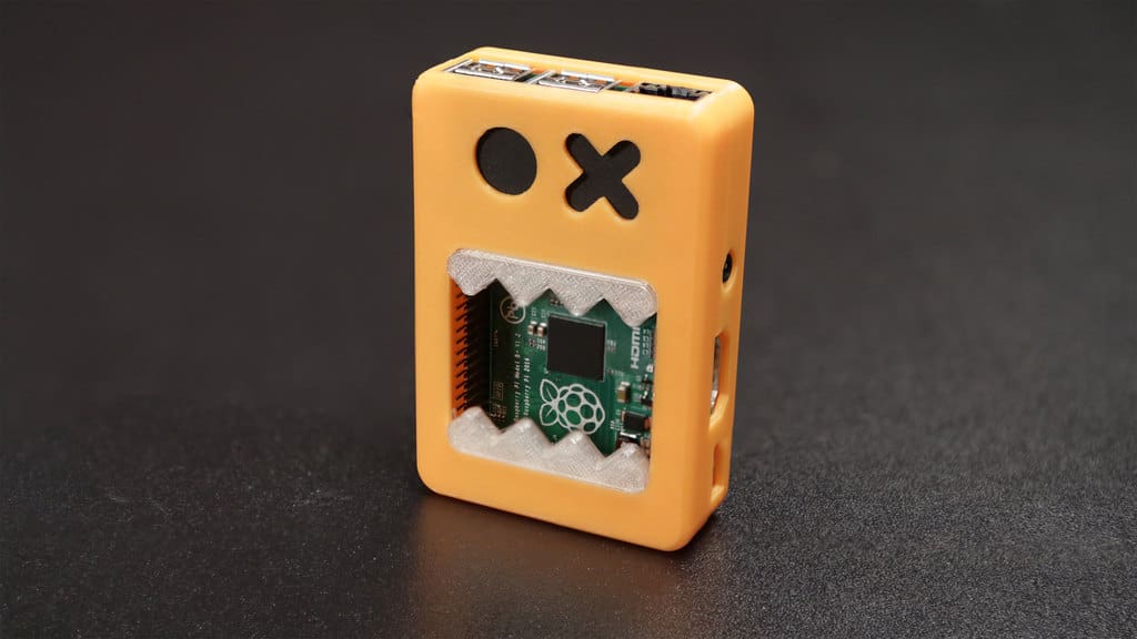 Imagen de Carcasa Raspberry Pi 3 personalizada para imprimir en 3D: Face case