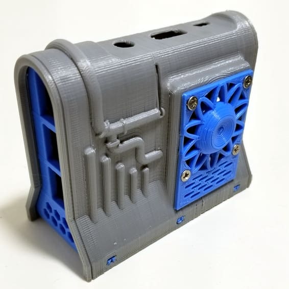 Imagen de Carcasa Raspberry Pi 3 personalizada para imprimir en 3D: ePIc R2-Pi2