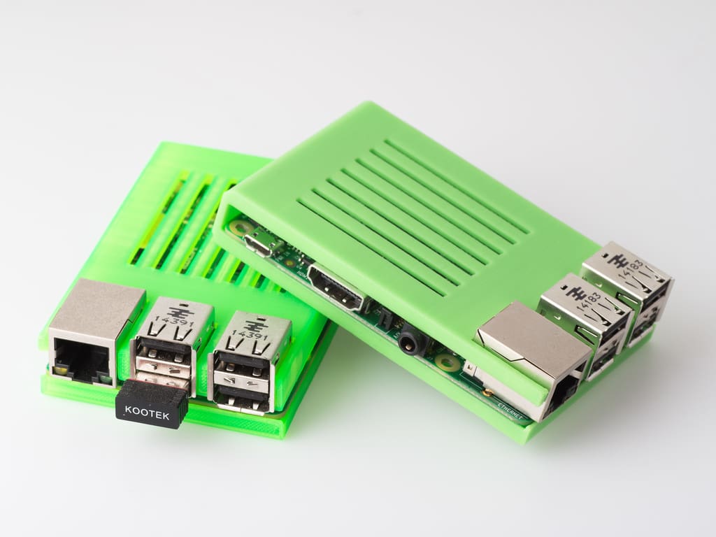 Imagen de Carcasa Raspberry Pi 3 personalizada para imprimir en 3D: Carcasa protectora