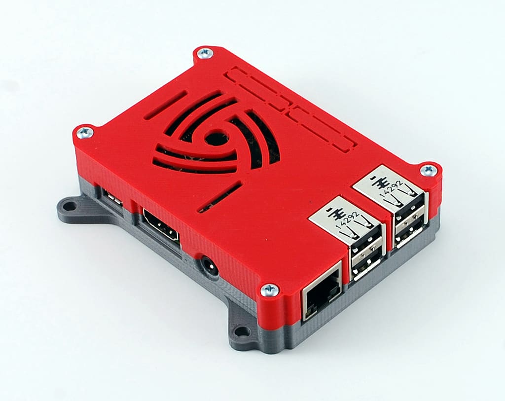 Imagen de Carcasa Raspberry Pi 3 personalizada para imprimir en 3D: Carcasa Raspberry Pi 3 con soportes VESA