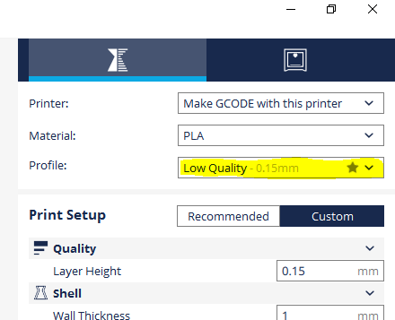 Image of Monoprice MP Select Mini Review: Change Layer Height