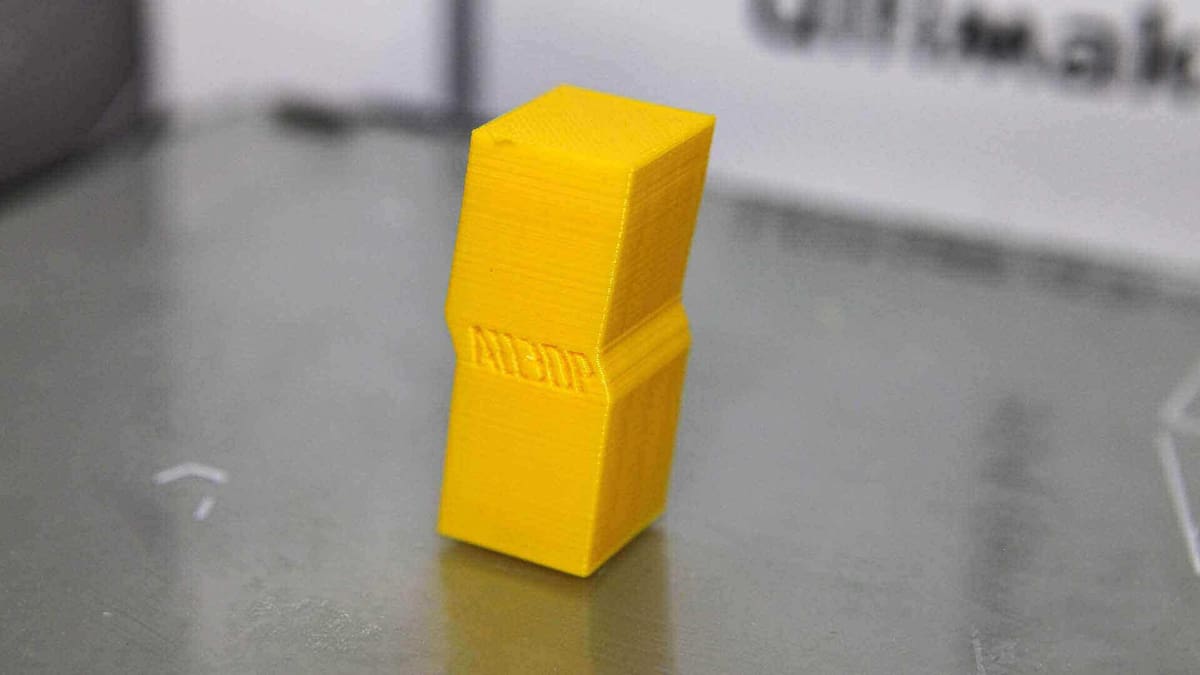 Image of 3D Printing Troubleshooting: 3D Printing Problems & Solutions (FDM & SLA): Print Leans When it Shouldn't