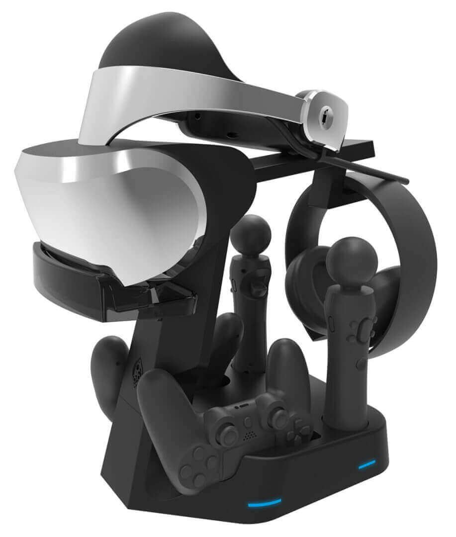 Image of Best VR Accessories To DIY or Buy: Collective Minds VR Showcase Charge & Display Stand