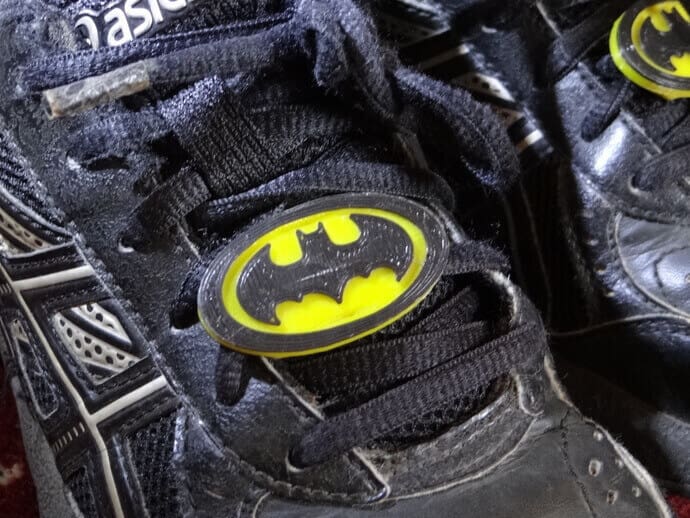 Image of Batman 3D Logos & Symbols: Shoelace Badge