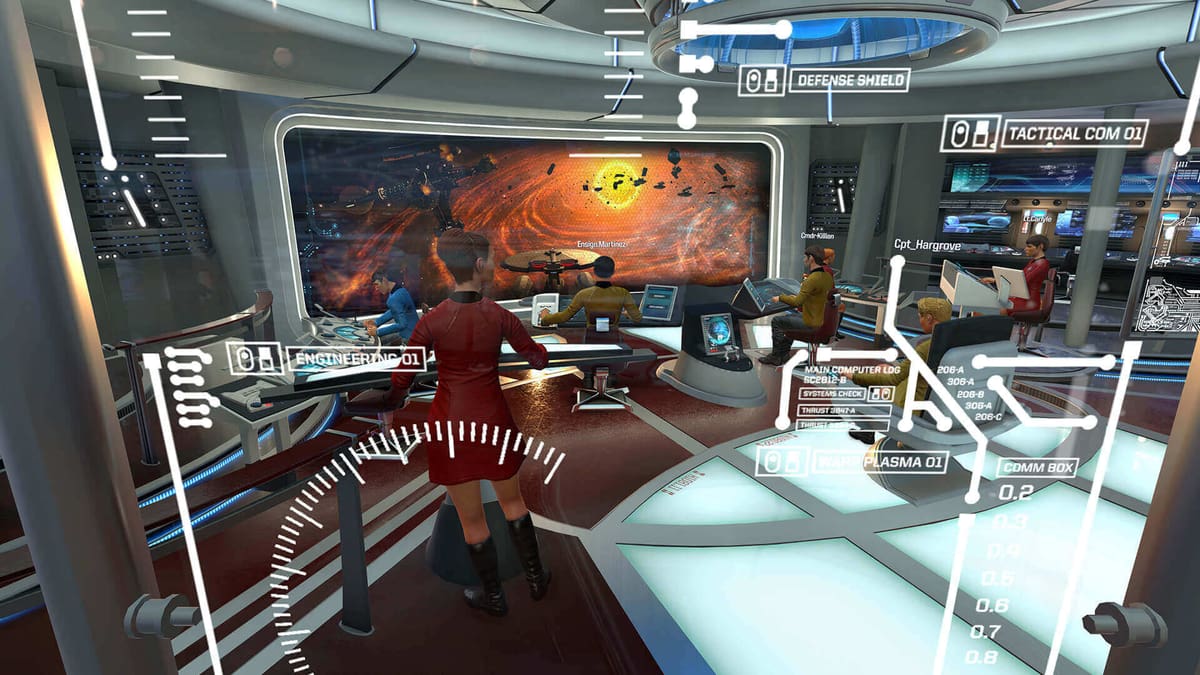 Image of Best VR Games for PS4, Oculus Rift, Android, Vive, iPhone: Star Trek: Bridge Crew