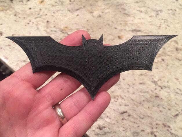 Image of Batman 3D Logos & Symbols: Simple Dark Knight Logo Cutout