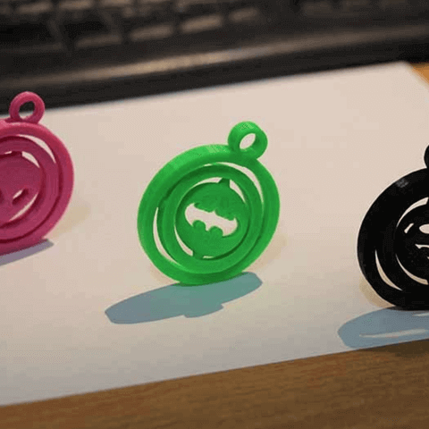 Image of Batman 3D Logos & Symbols: Gimble Key Chain